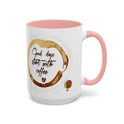 Comienza tu día con una taza de café (11, 15 oz)