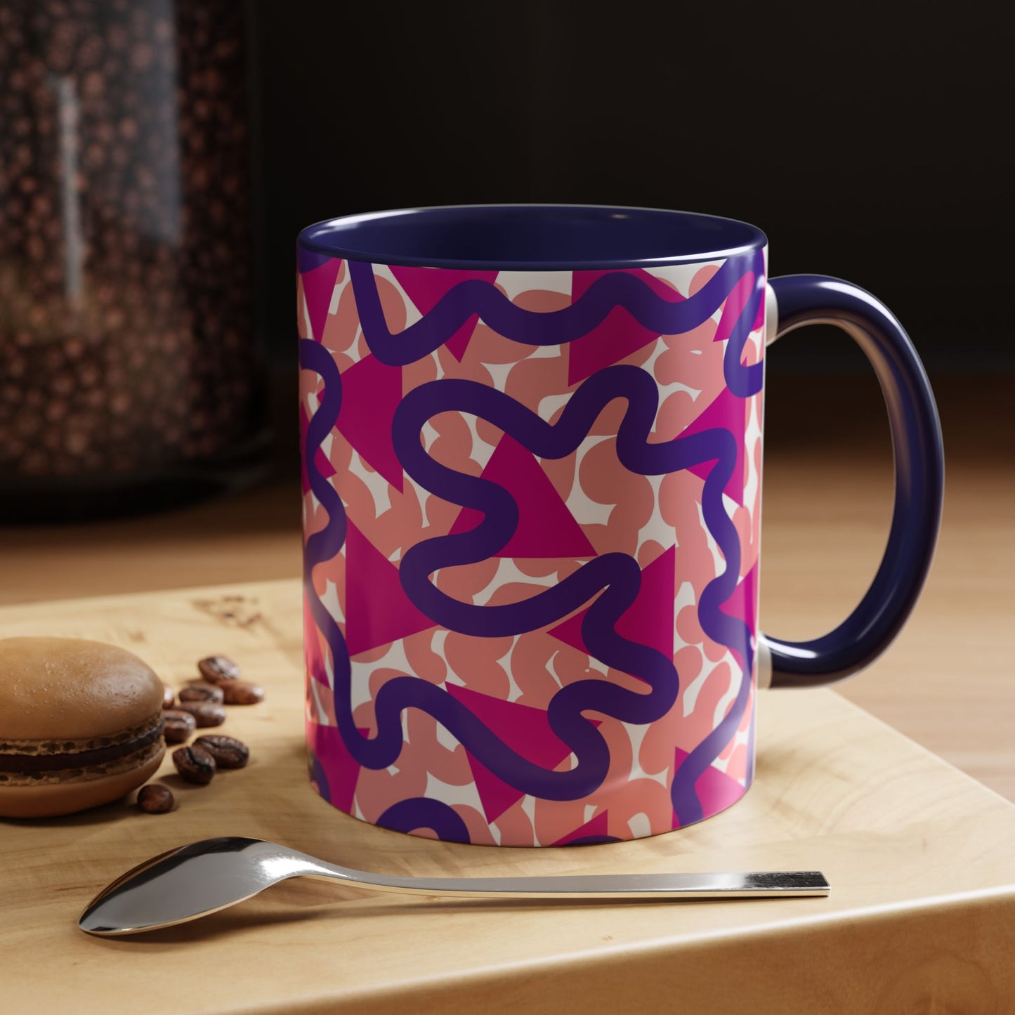 Taza de café abstracta (11, 15 oz)