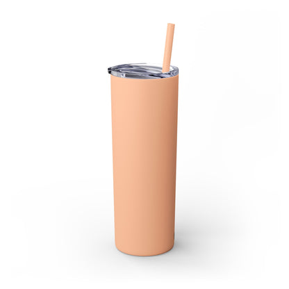 Plain Tumbler with Straw, 20oz