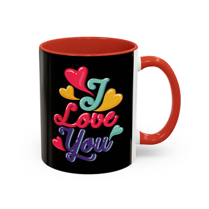 Taza de café con la frase "Te amo" (11, 15 oz)