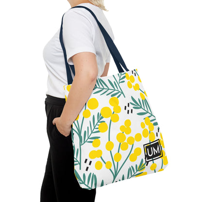 Bolso de mano con estampados florales llamativos (AOP)