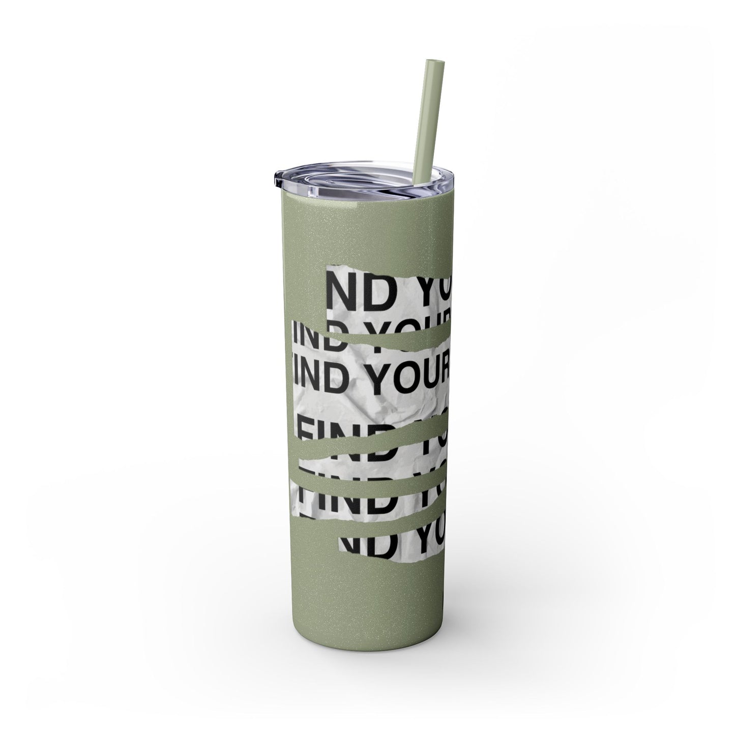 Vaso con pajita Find Your Voice, 20 oz