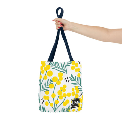 Bolso de mano con estampados florales llamativos (AOP)