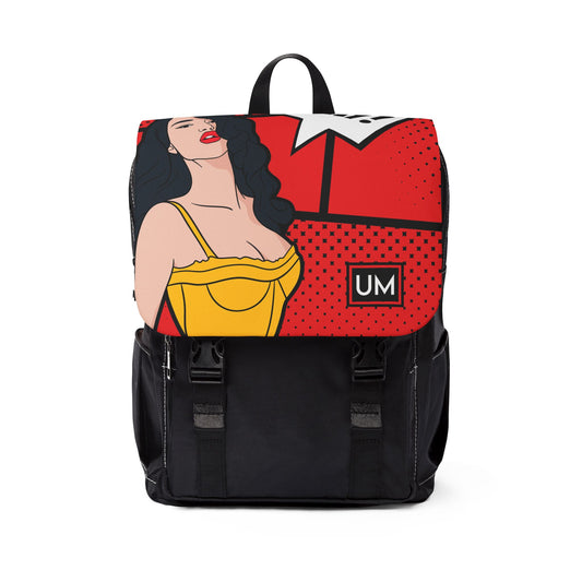 Mochila de hombro informal unisex Pop Girl