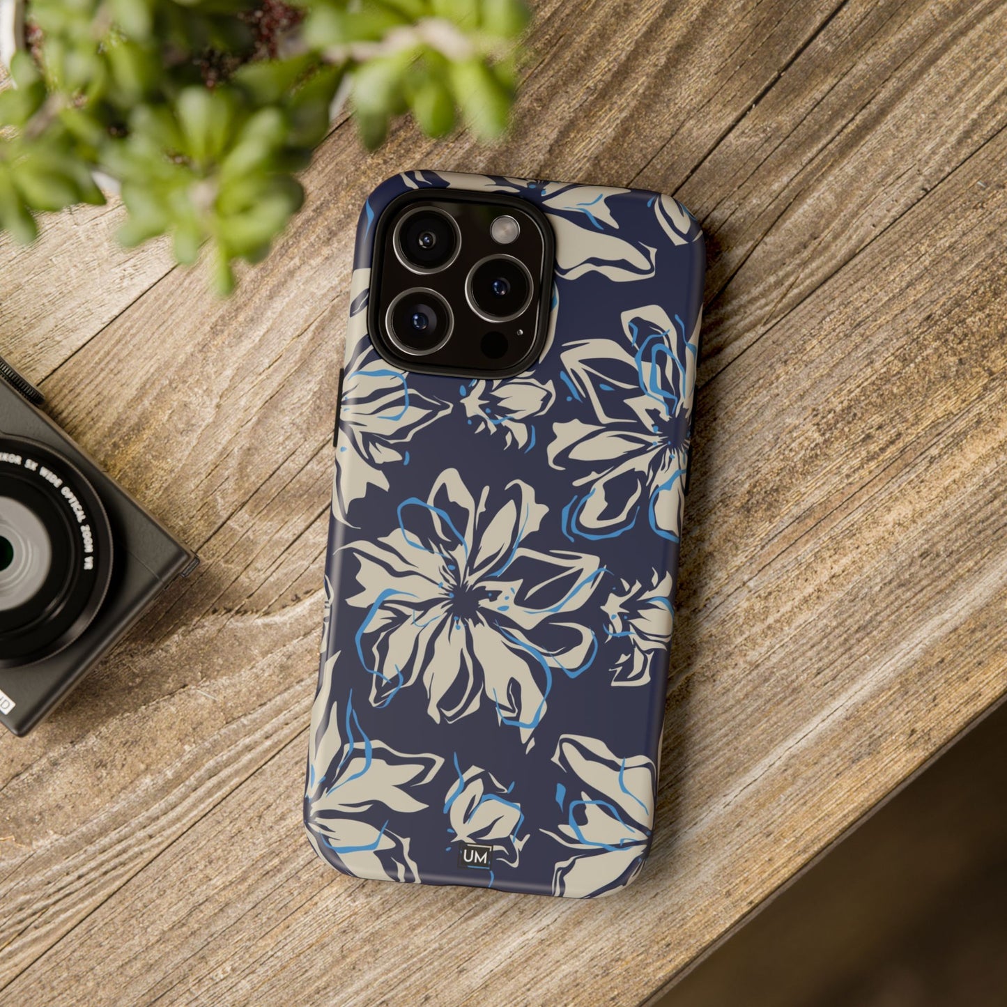 Blue Flor Tough Case