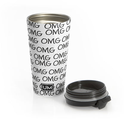 Taza de viaje de acero inoxidable OMG