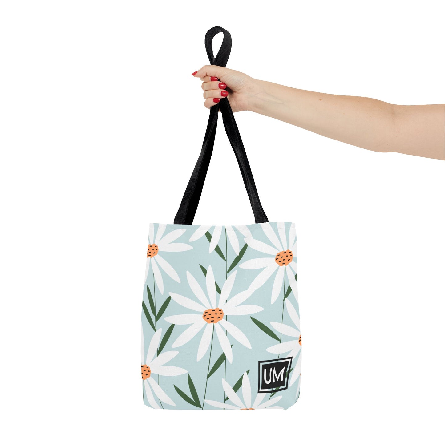 Bolso de mano con estampados florales llamativos (AOP)