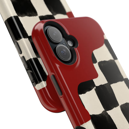 Checkerboard Red