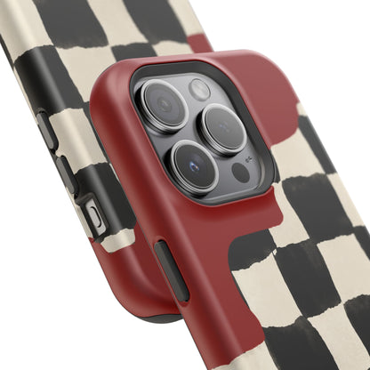Checkerboard Red