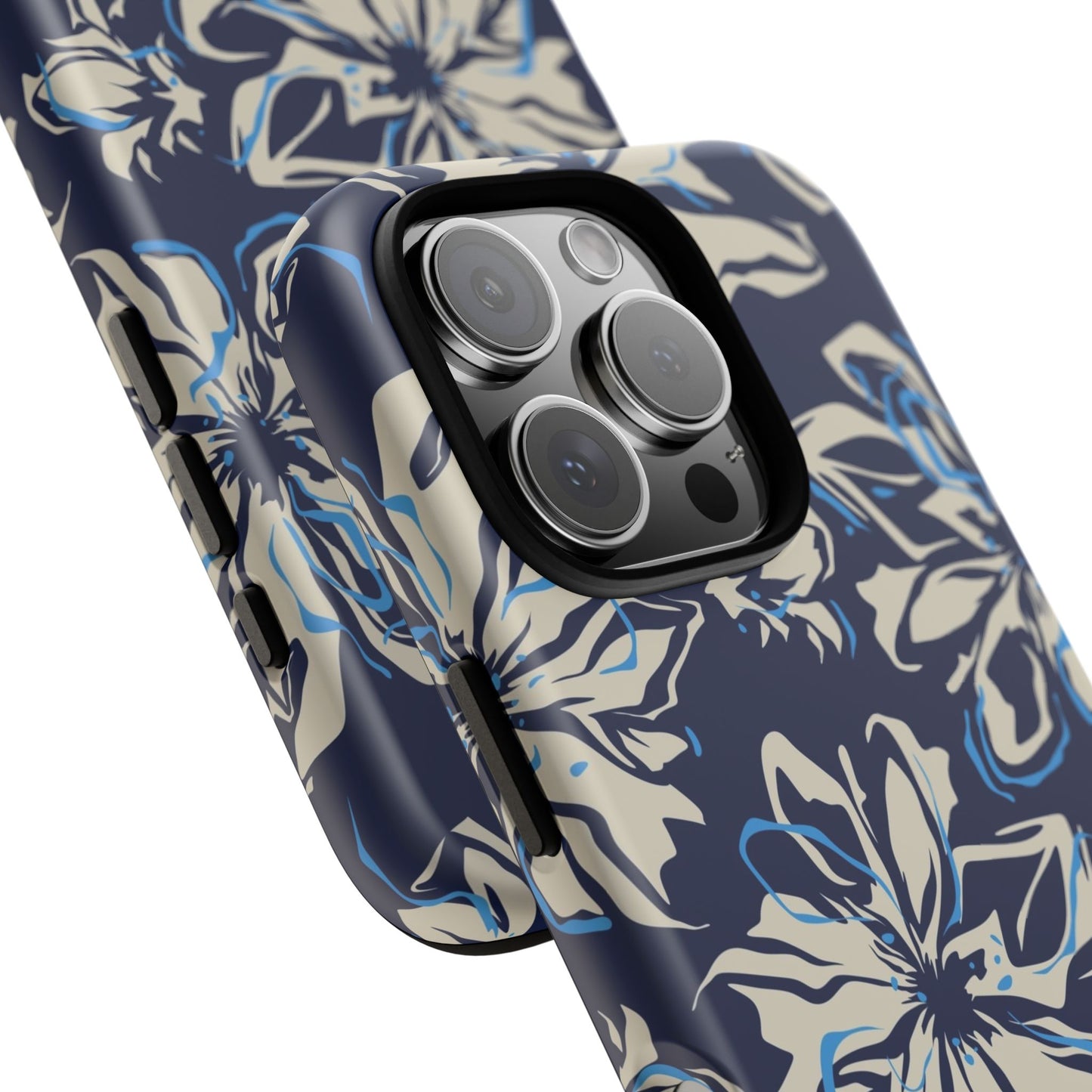 Blue Flor Tough Case