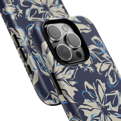 Blue Flor Tough Case