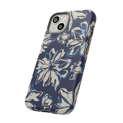 Blue Flor Tough Case