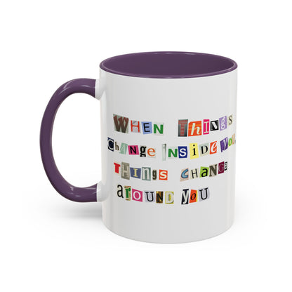 Taza de café Think Positive (11, 15 oz)