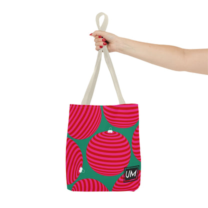 Bolsa de mano navideña moderna (AOP)