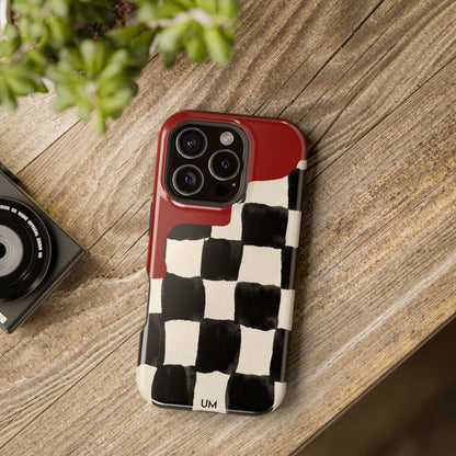 Checkerboard Red