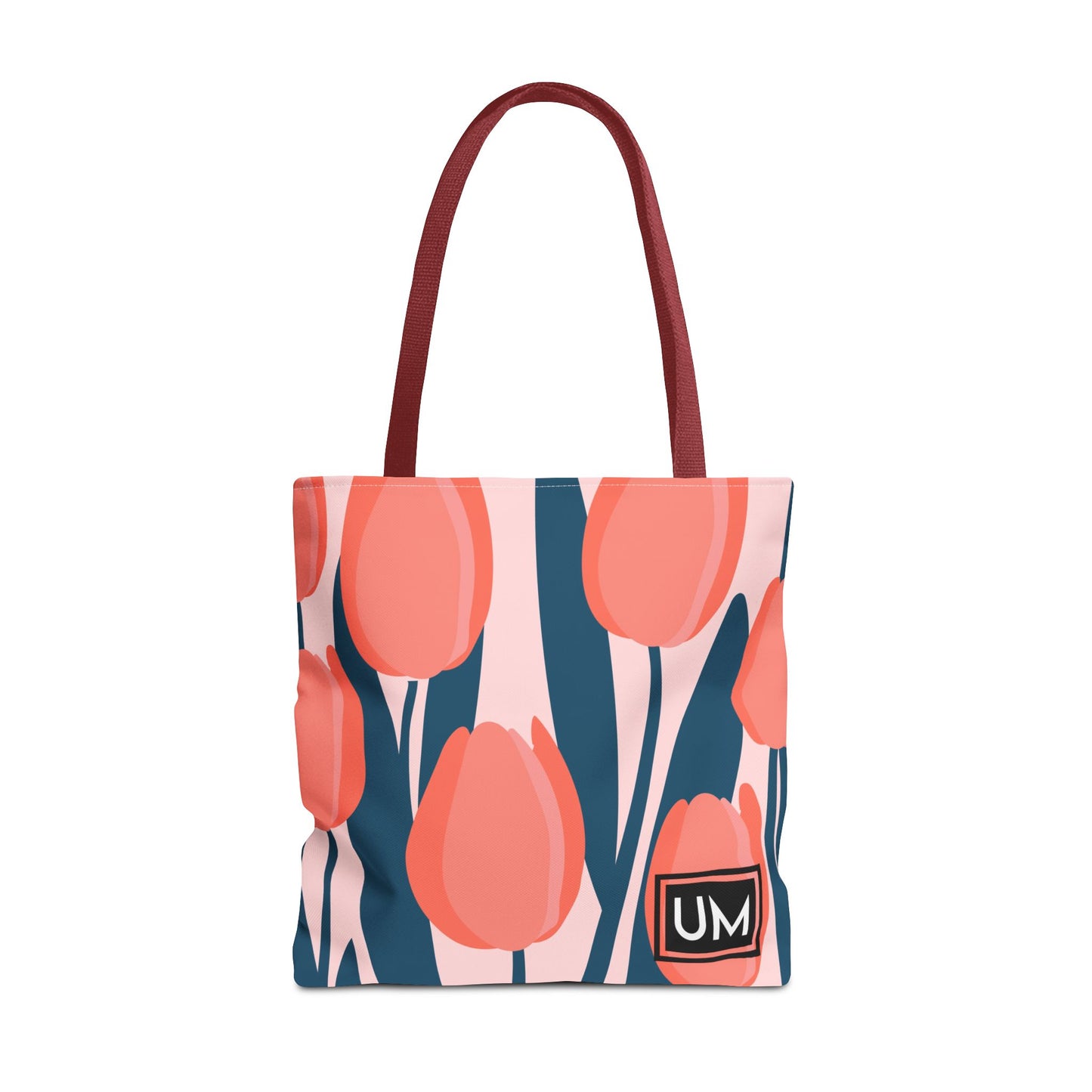 Bolso de mano con estampados florales llamativos (AOP)