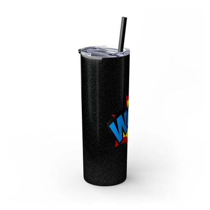 Vaso WoW con pajita, 20 oz