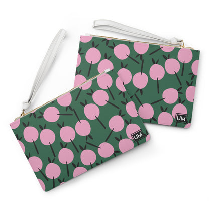 Bolso de mano con estampado floral llamativo