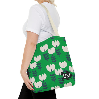 Bolso de mano con estampados florales llamativos (AOP)