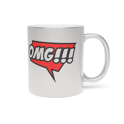 Taza OMG (plata y oro)