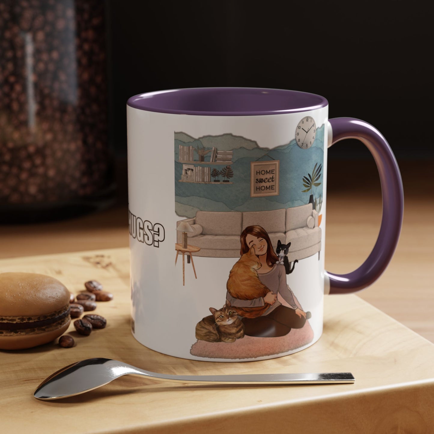 Taza de café con abrazos gratis (11 oz y 15 oz)