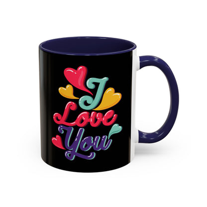 Taza de café con la frase "Te amo" (11, 15 oz)