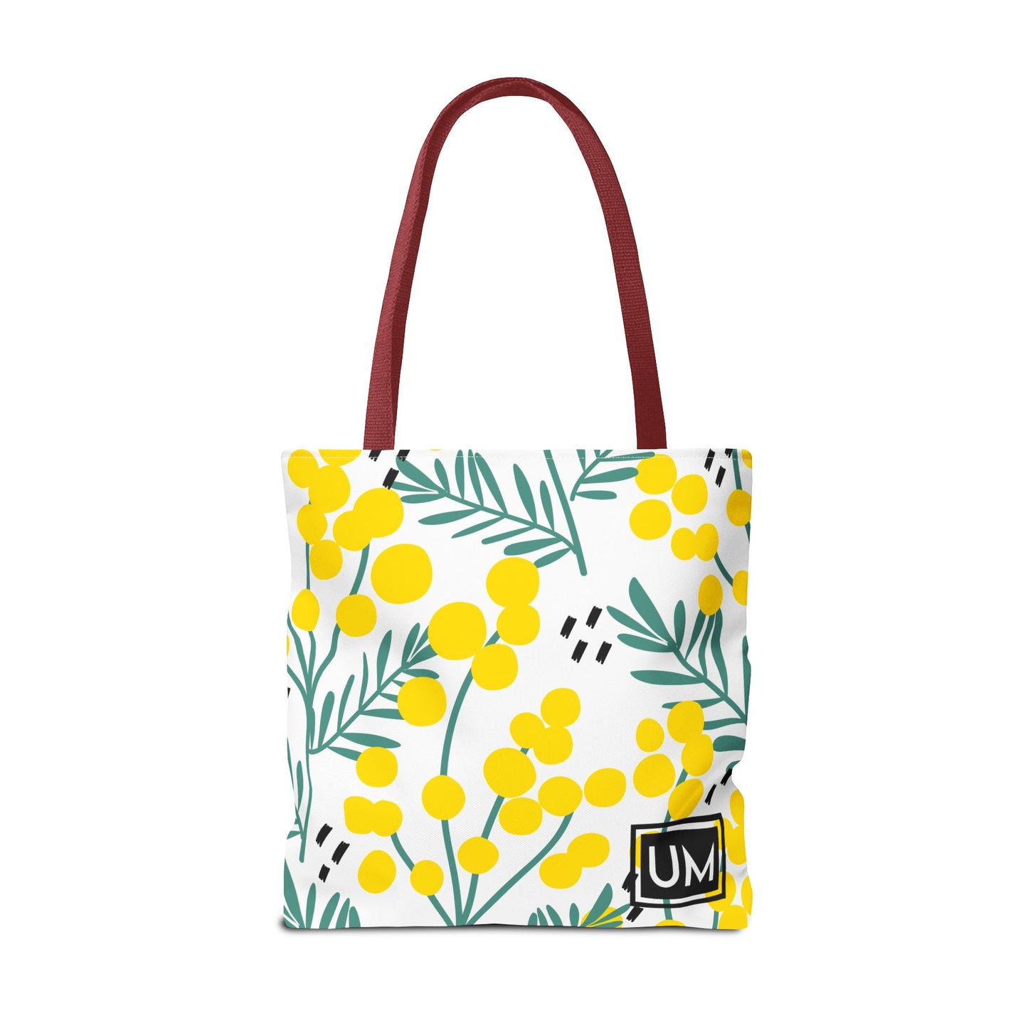 Bolso de mano con estampados florales llamativos (AOP)