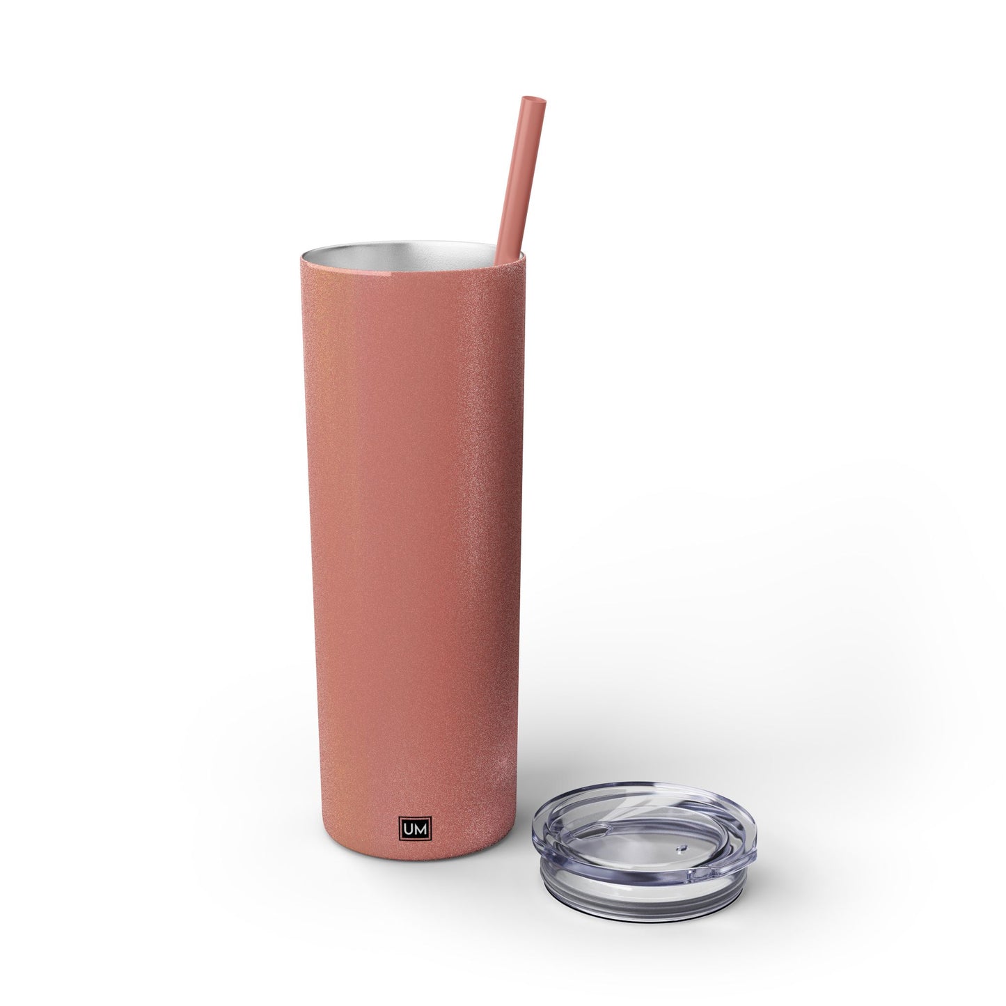 Plain Tumbler with Straw, 20oz