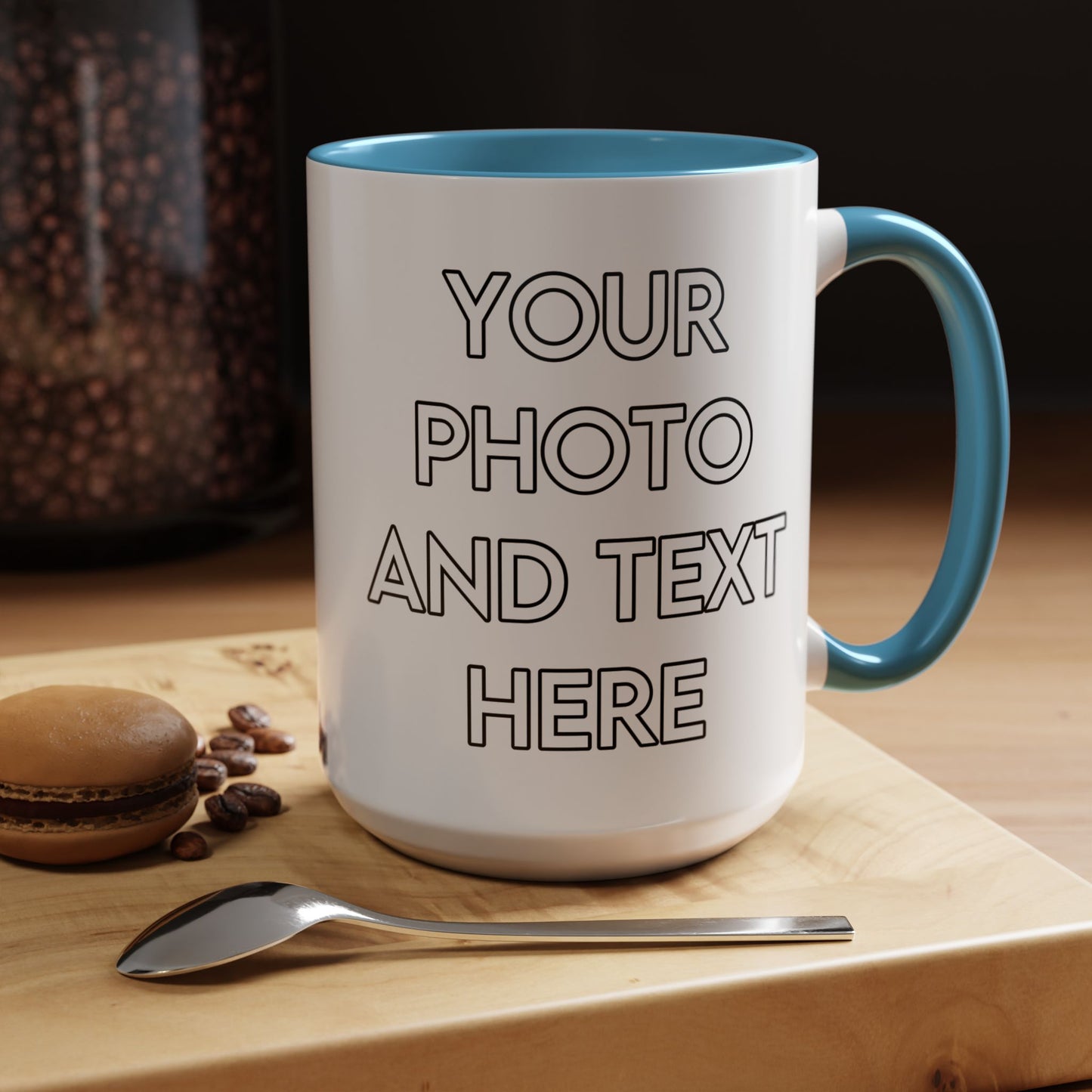 Taza de café personalizada (11, 15 oz)