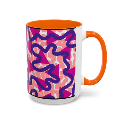 Taza de café abstracta (11, 15 oz)