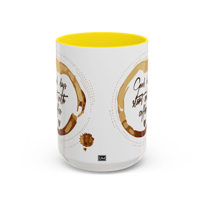 Comienza tu día con una taza de café (11, 15 oz)