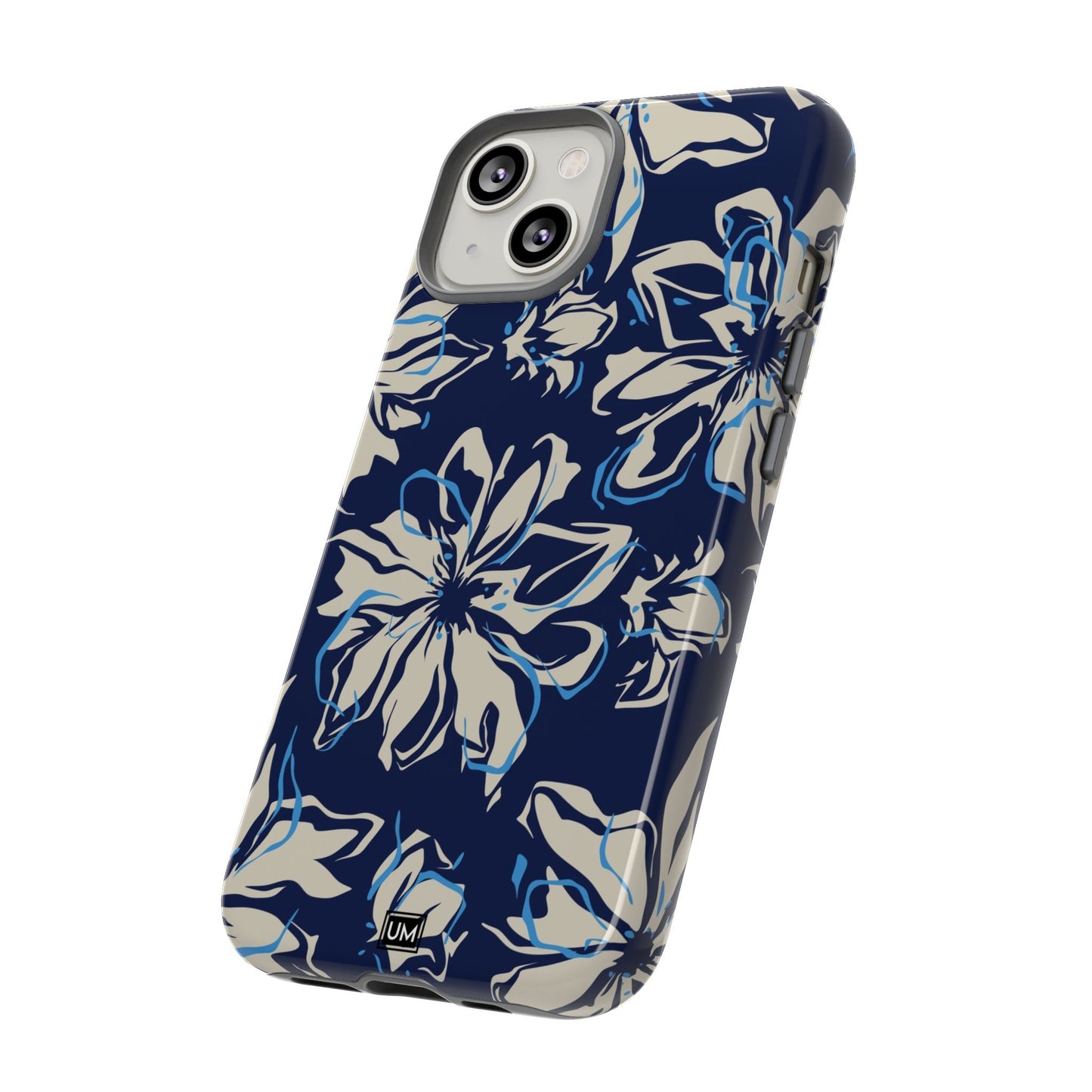 Blue Flor Tough Case