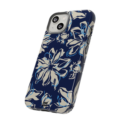 Blue Flor Tough Case