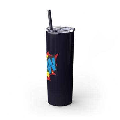 Vaso WoW con pajita, 20 oz