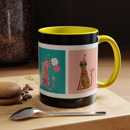 Taza de café con estampado animal (11, 15 oz)