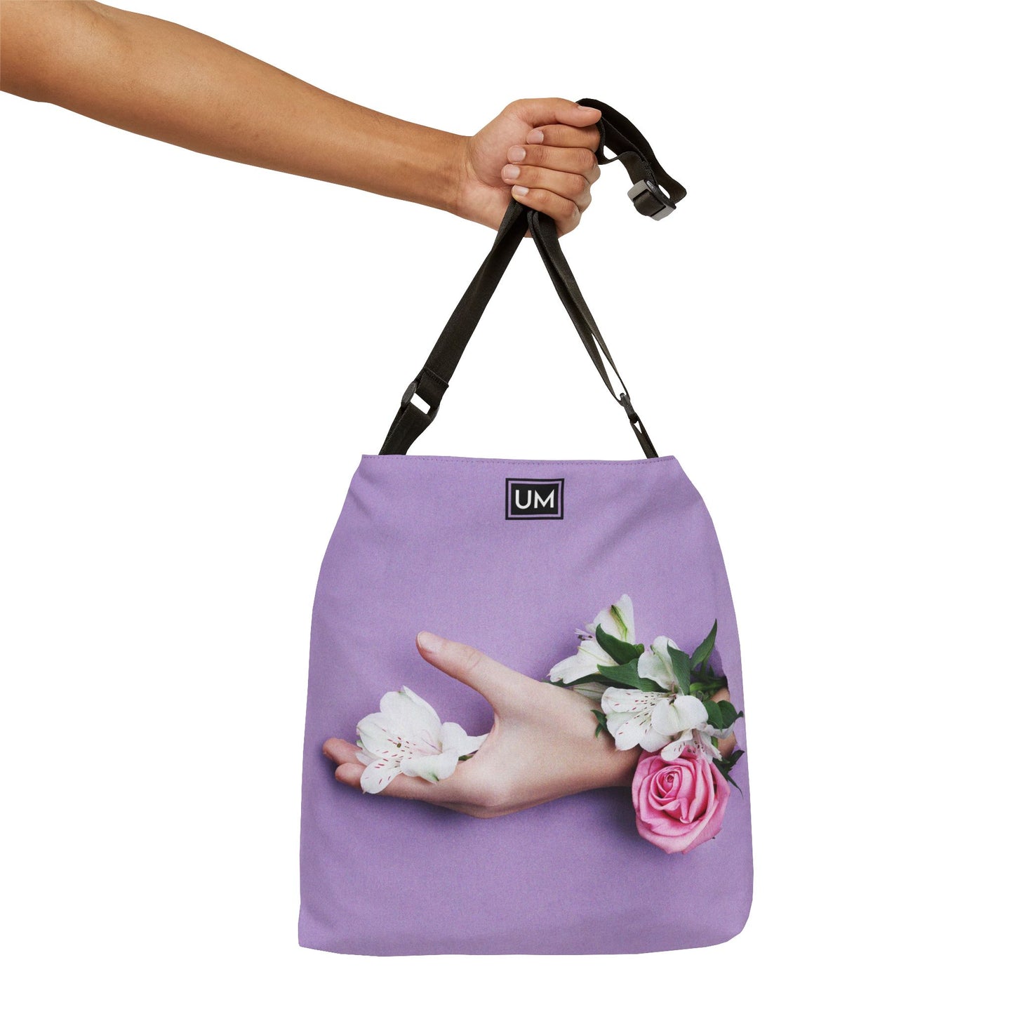 Bolso de mano ajustable con ramilletes