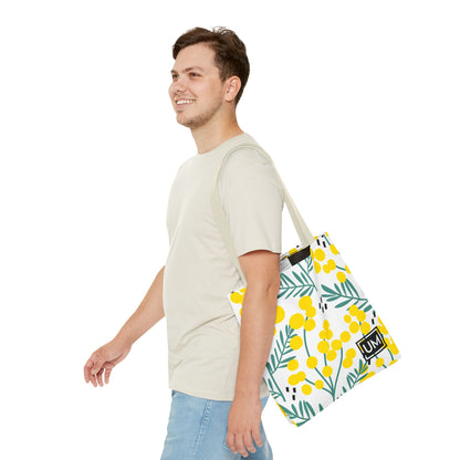 Bolso de mano con estampados florales llamativos (AOP)