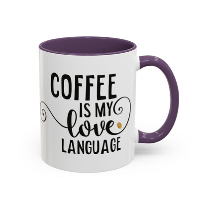 Taza Mi amor por el café (11, 15 oz)