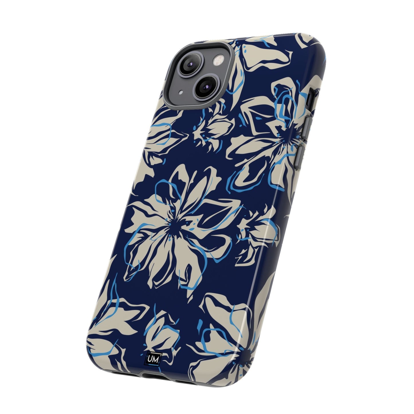 Blue Flor Tough Case
