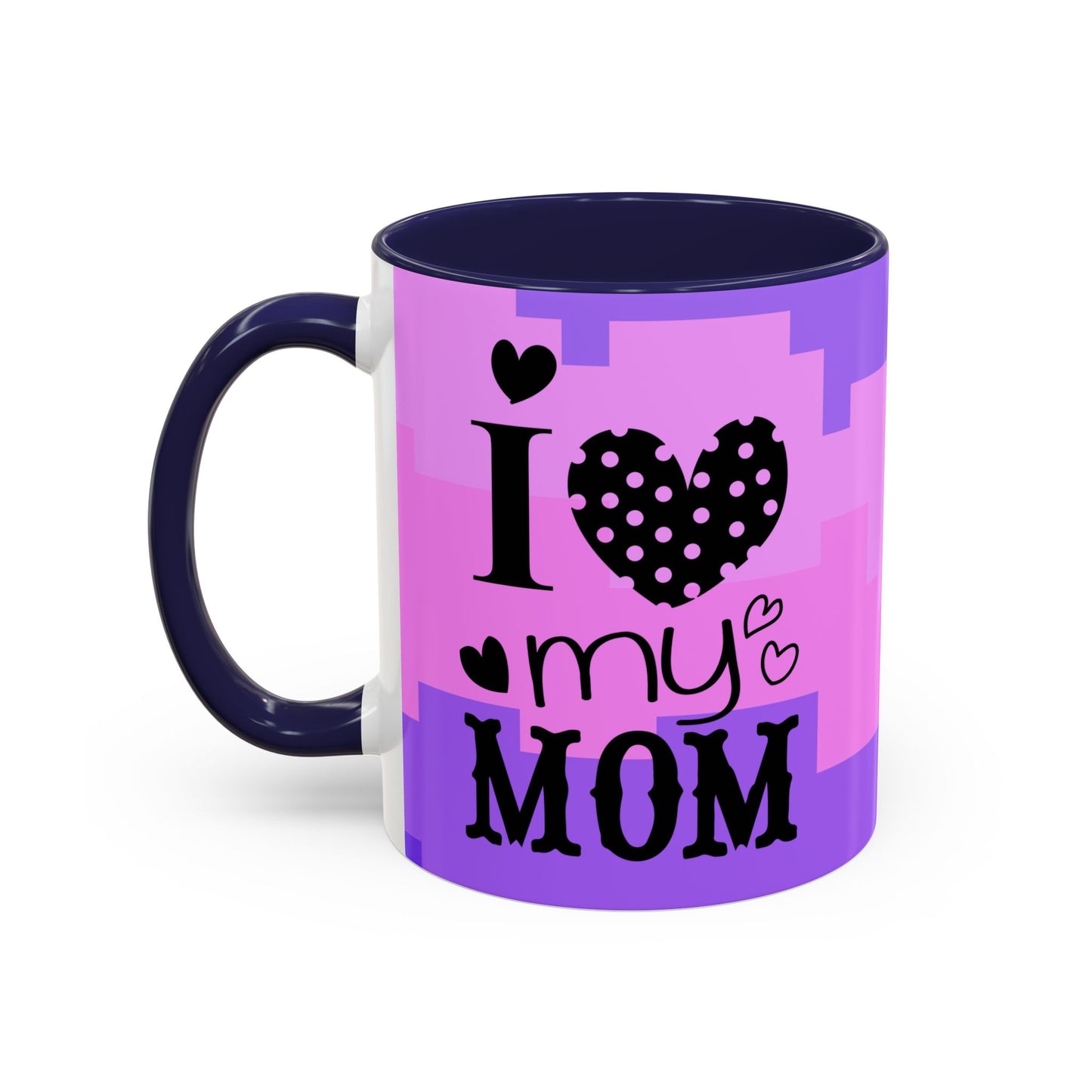 Taza de café con la frase "Te amo mamá" (11, 15 oz)