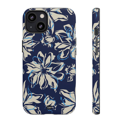 Blue Flor Tough Case