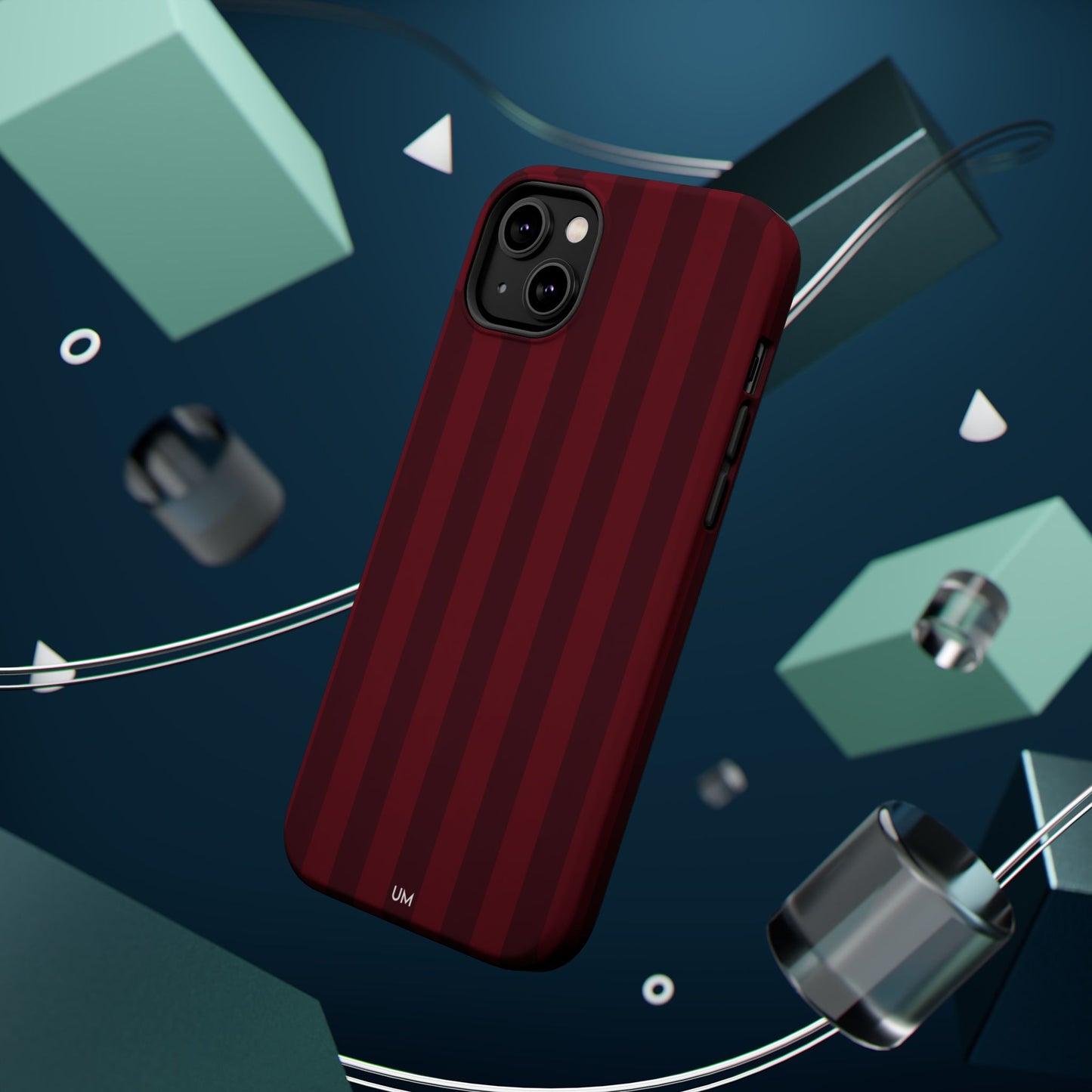 Bordeaux Pinstripe