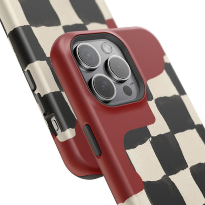 Checkerboard Red