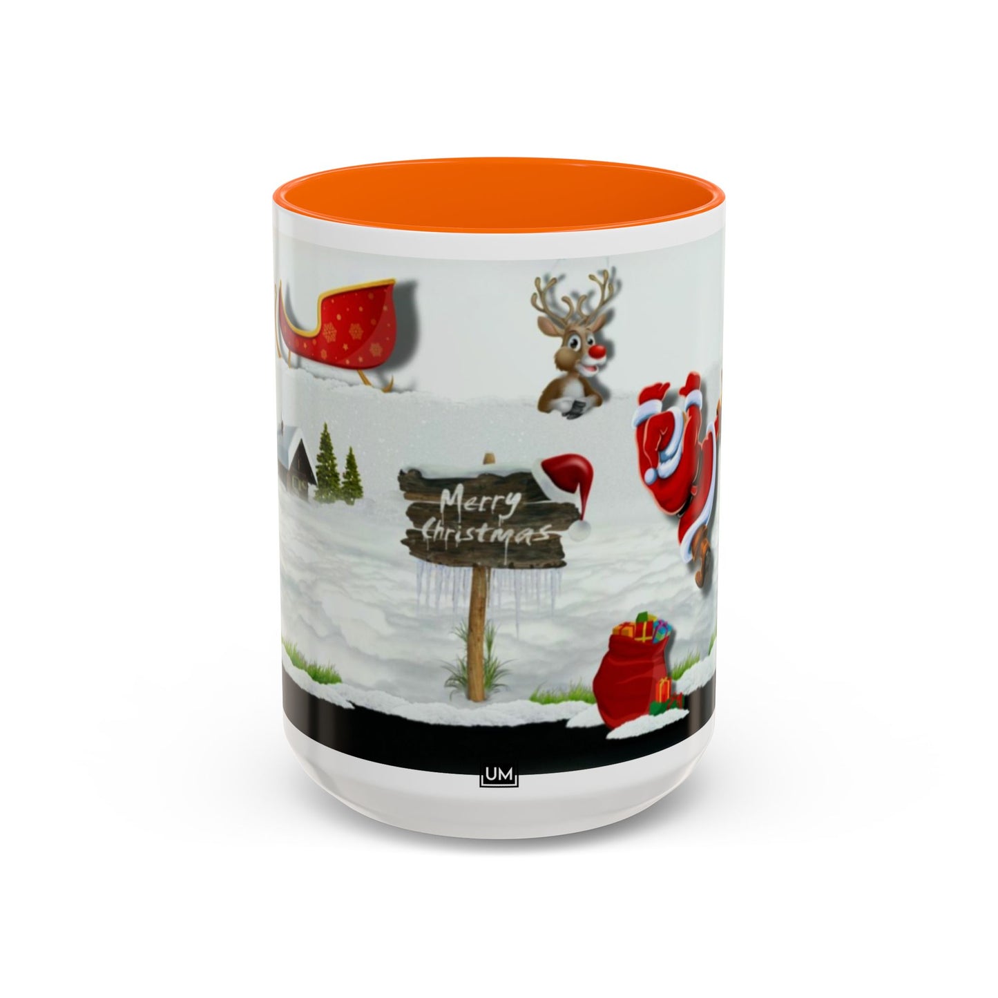 Taza de café navideña de Papá Noel (11, 15 oz)