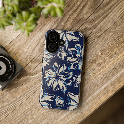 Blue Flor Tough Case