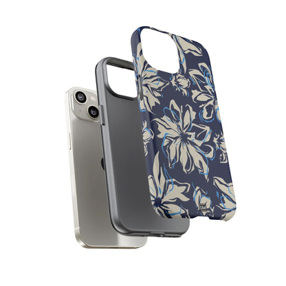 Blue Flor Tough Case