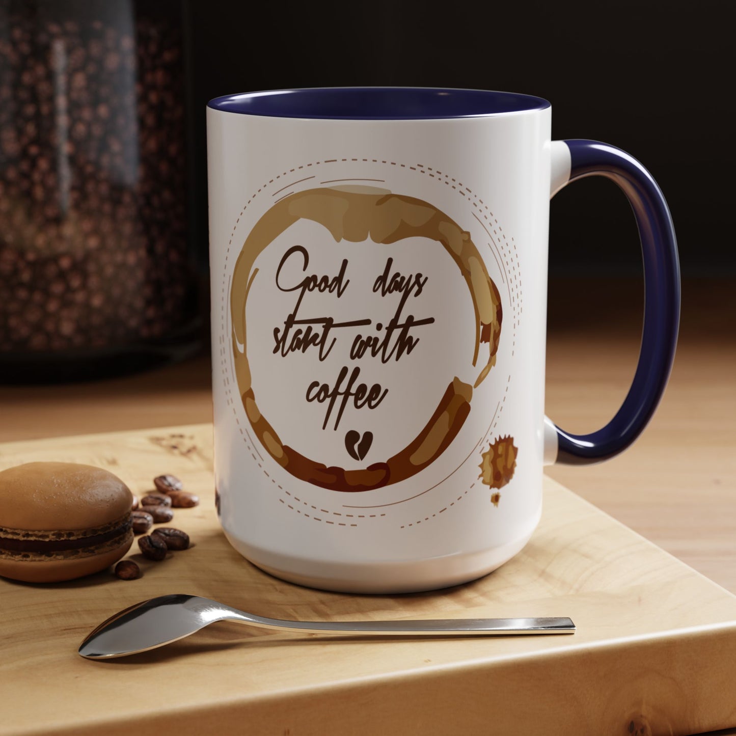 Comienza tu día con una taza de café (11, 15 oz)