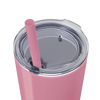 Plain Tumbler with Straw, 20oz