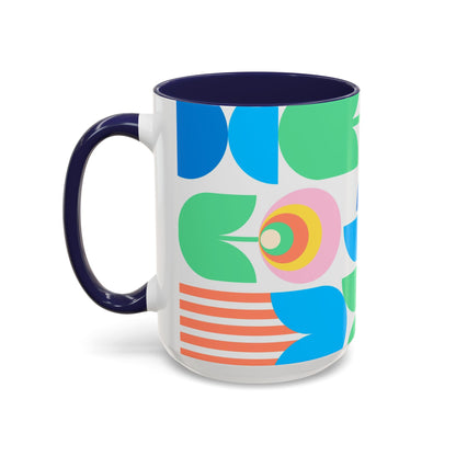 Taza de café colorida (11, 15 oz)