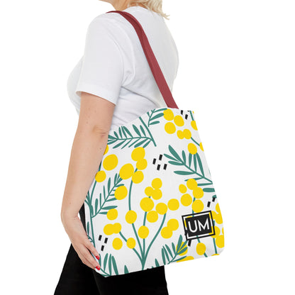 Bolso de mano con estampados florales llamativos (AOP)